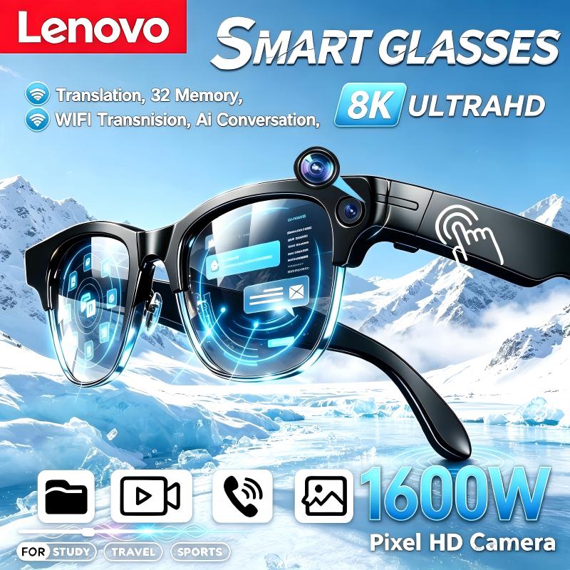 Smart Home Ai - Lenovo Wireless AI Smart Glasses Bluetooth