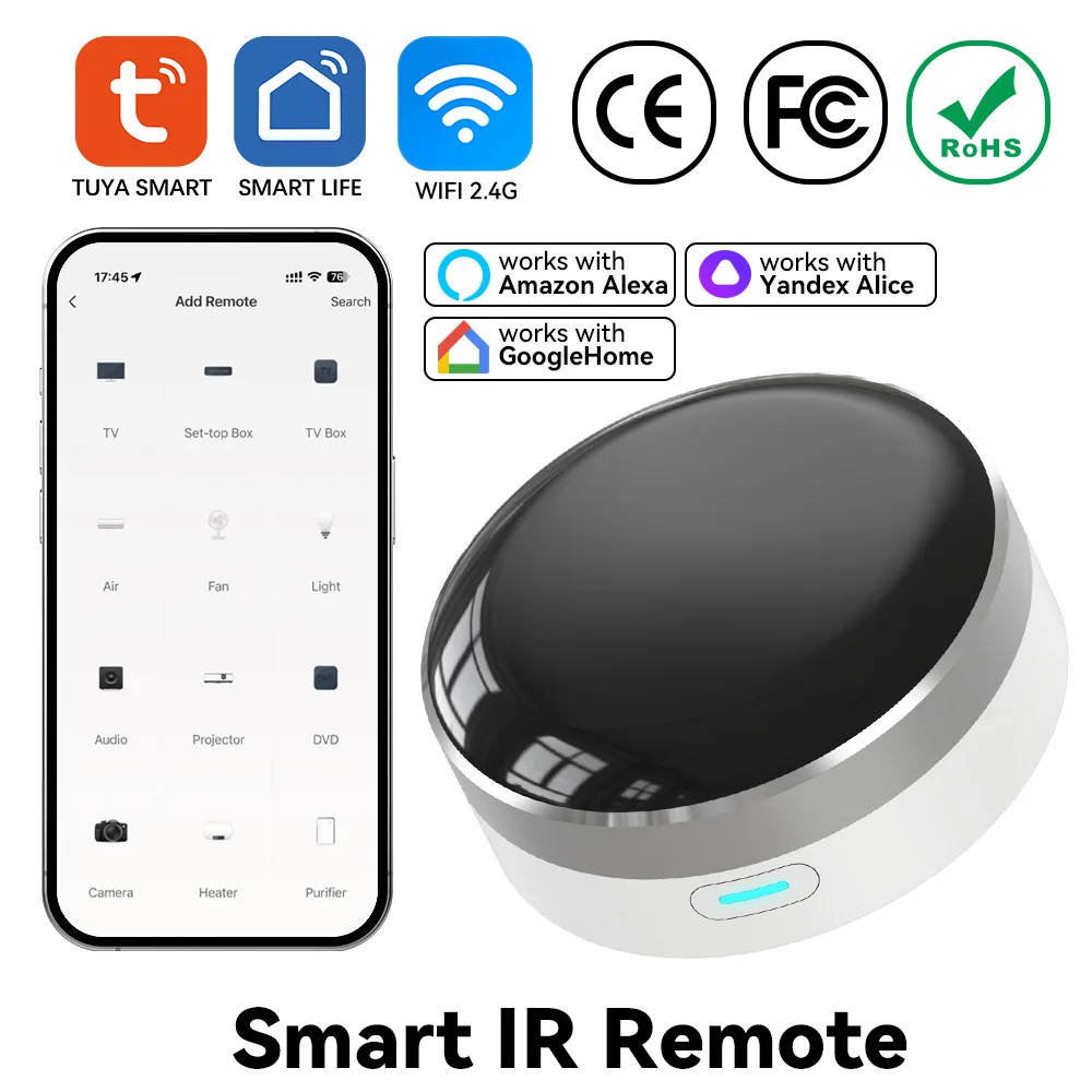 Smart Home Ventilation - YFK WiFi Smart IR Blaster Universal