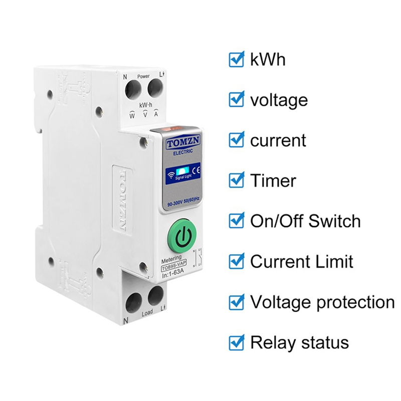 ABDE-TOMZN TOB9S-VAP TUYA Smar - Smart Energy Monitor recension och pris