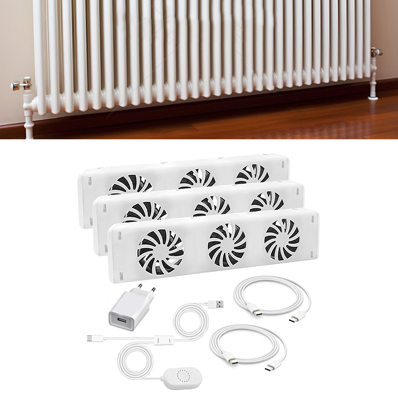 3-Fan Smart Radiator Fan For H - Smart Home Ventilation recension och pris