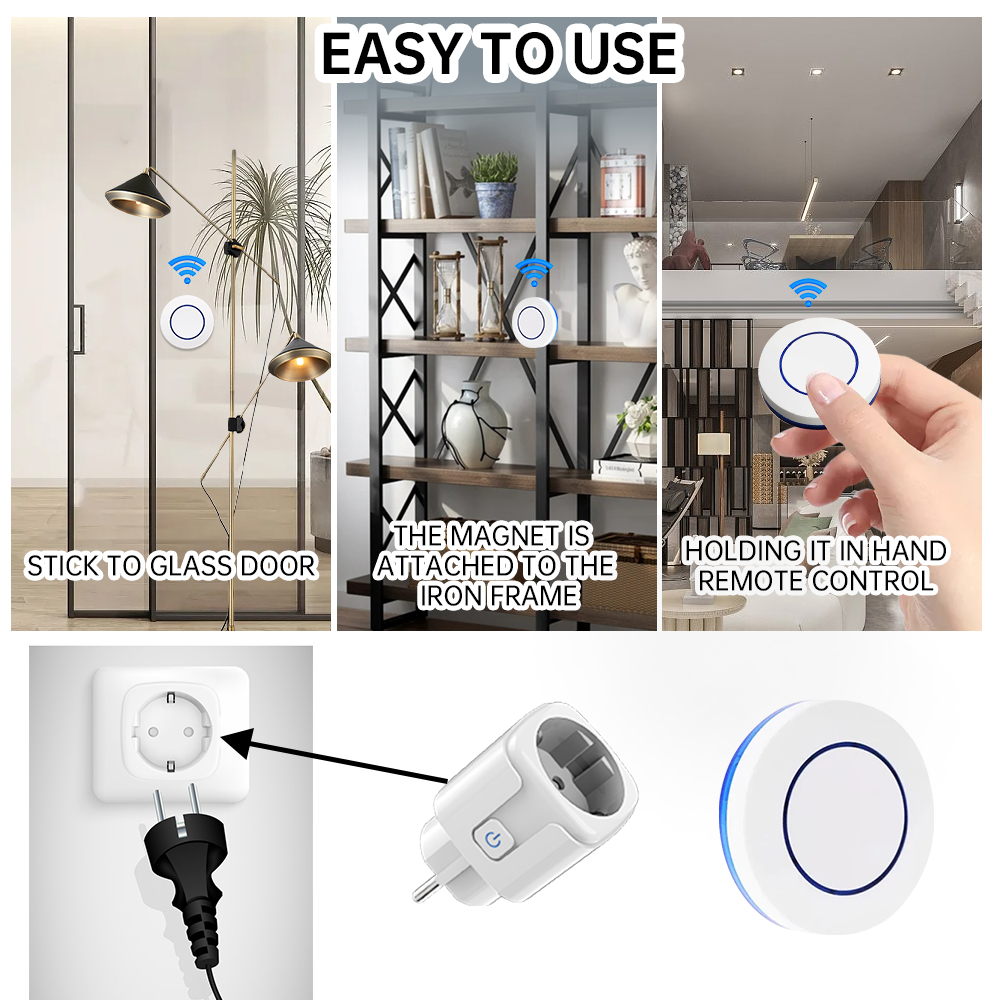 Wireless Socket RF433 Smart Ho - Smart Home Ventilation recension och pris