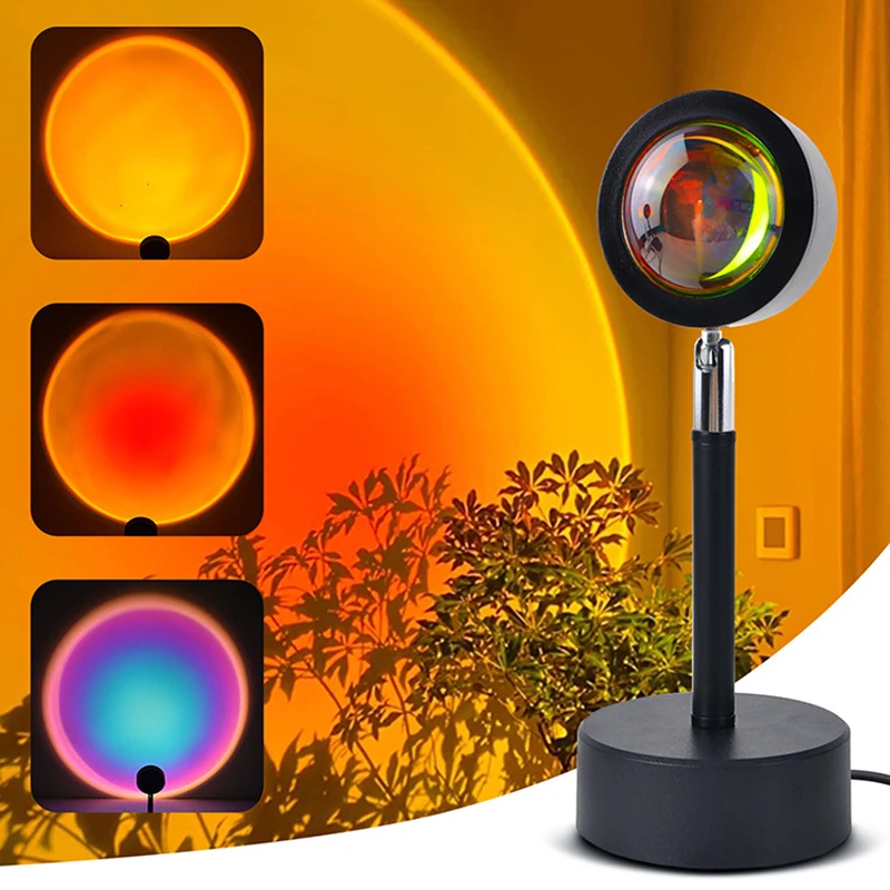 Smart LED Sunset Lamp Colorful - Smart Home Lighting Control recension och pris