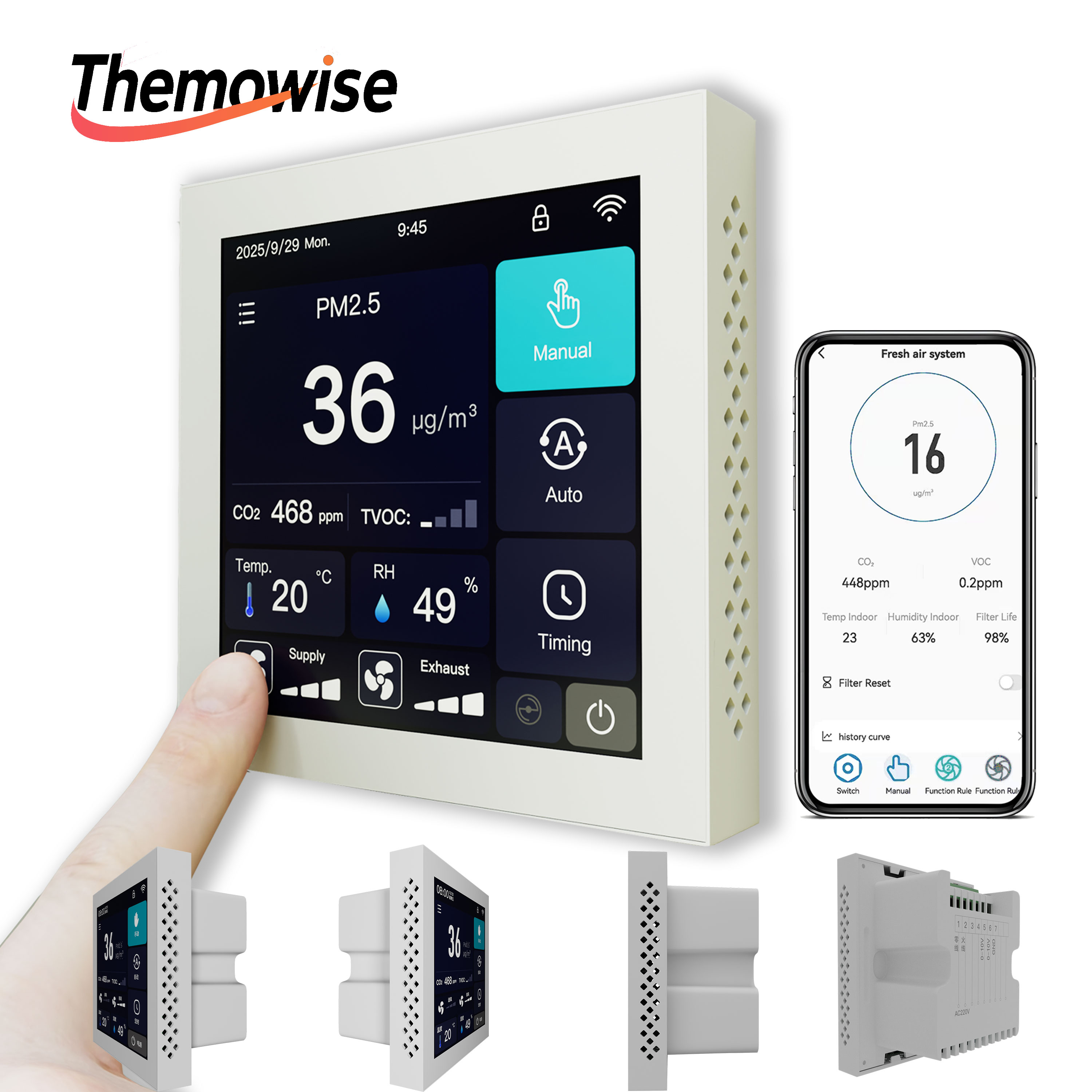WIFI Home Smart Air Quality Ma - Smart Home Ventilation recension och pris