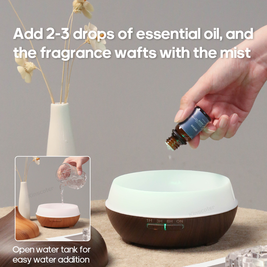 KINSCOTER Wood Grain Aromather - Smart Home Fragrance Diffuser recension och pris