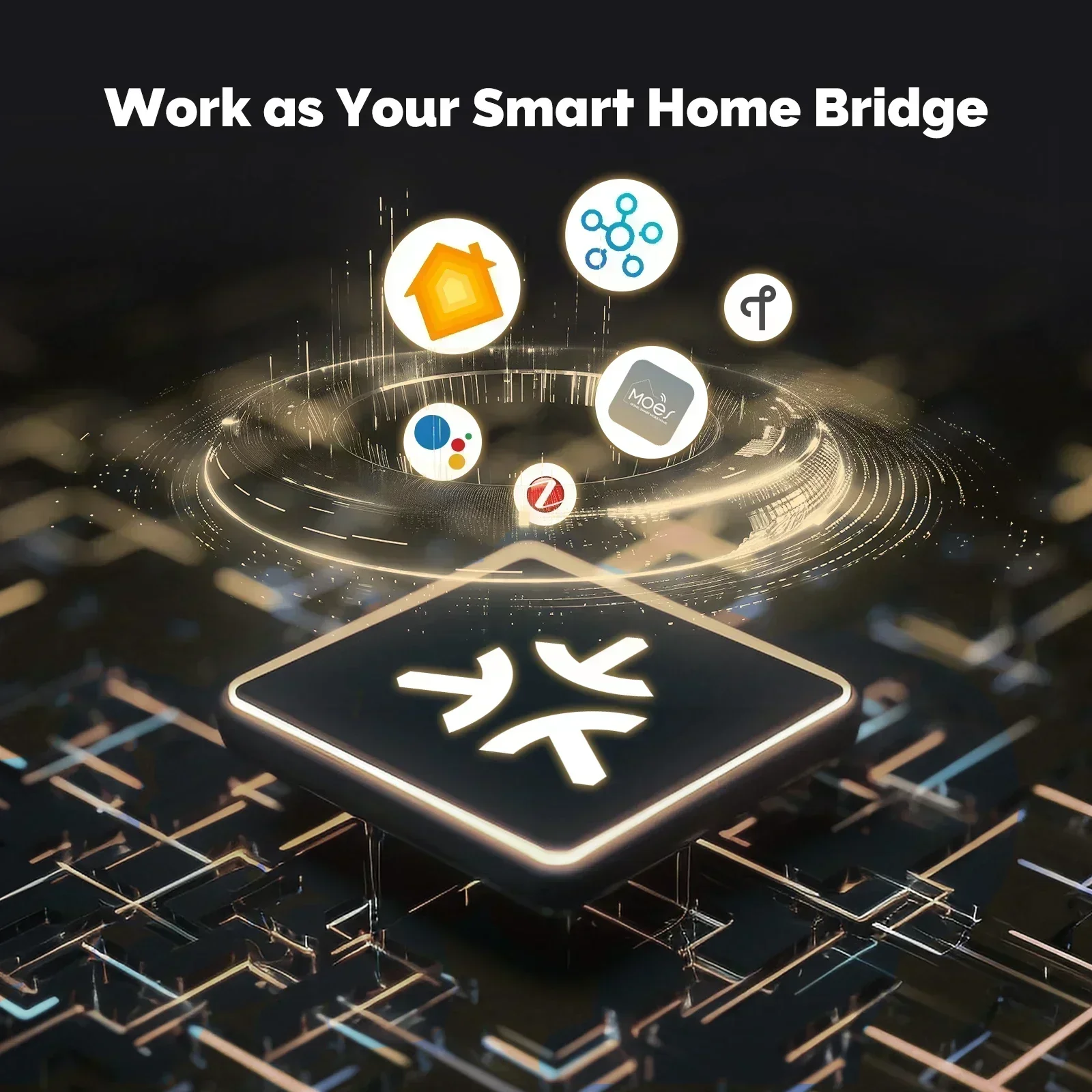MOES Tuya Zigbee Matter Thread - Smart Home Bridge recension och pris