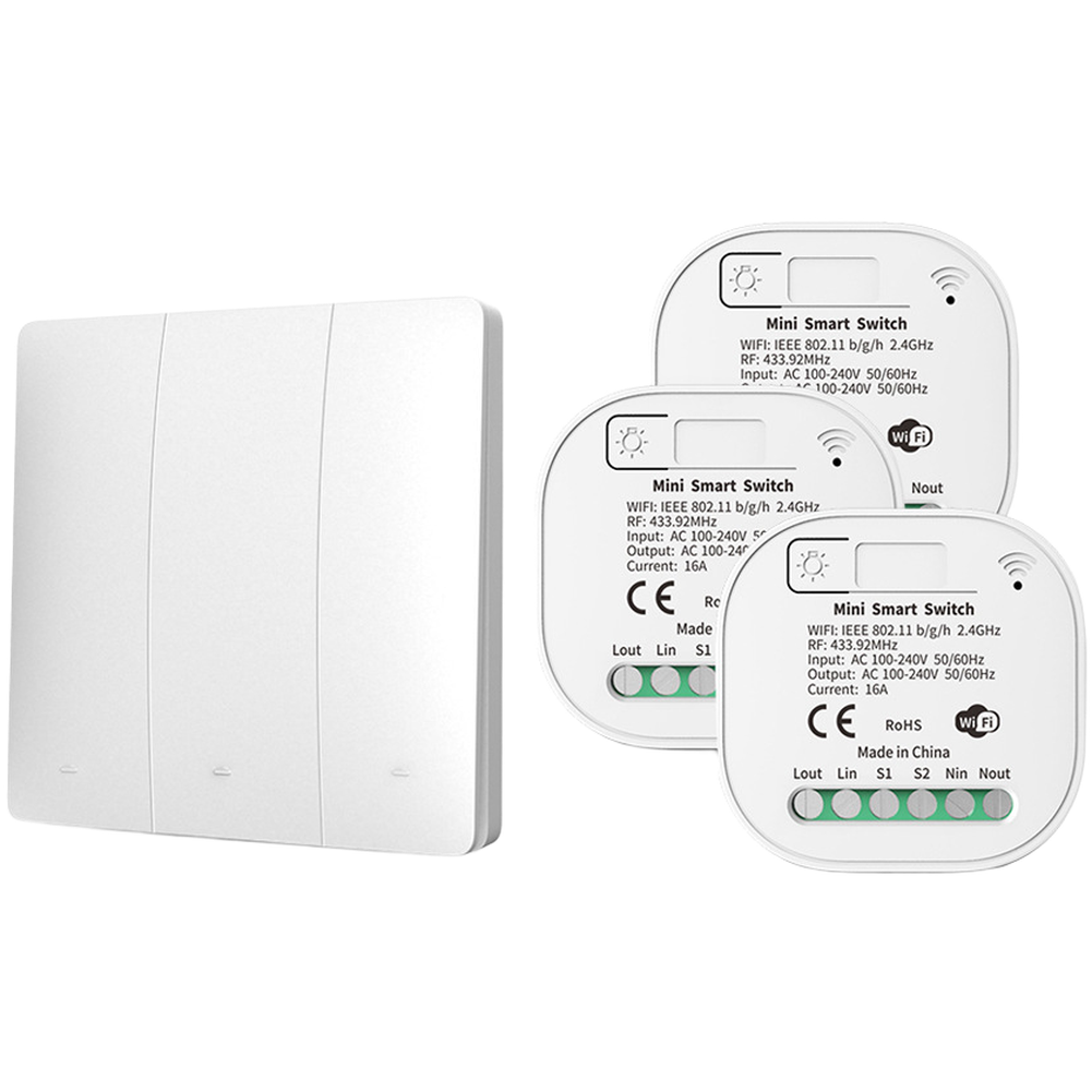 1PC Self Powered RF433 Wireles - Smart Home Lighting Control recension och pris