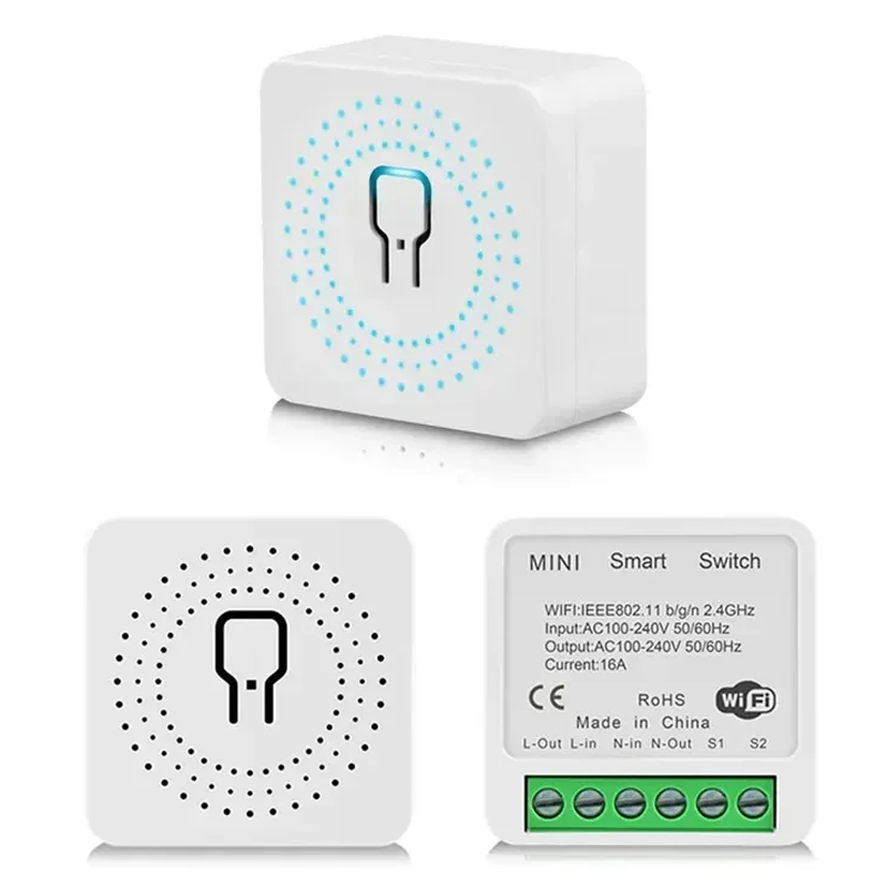 16A Tuya WiFi Smart Switch 2-w - Smart Energy Monitor recension och pris