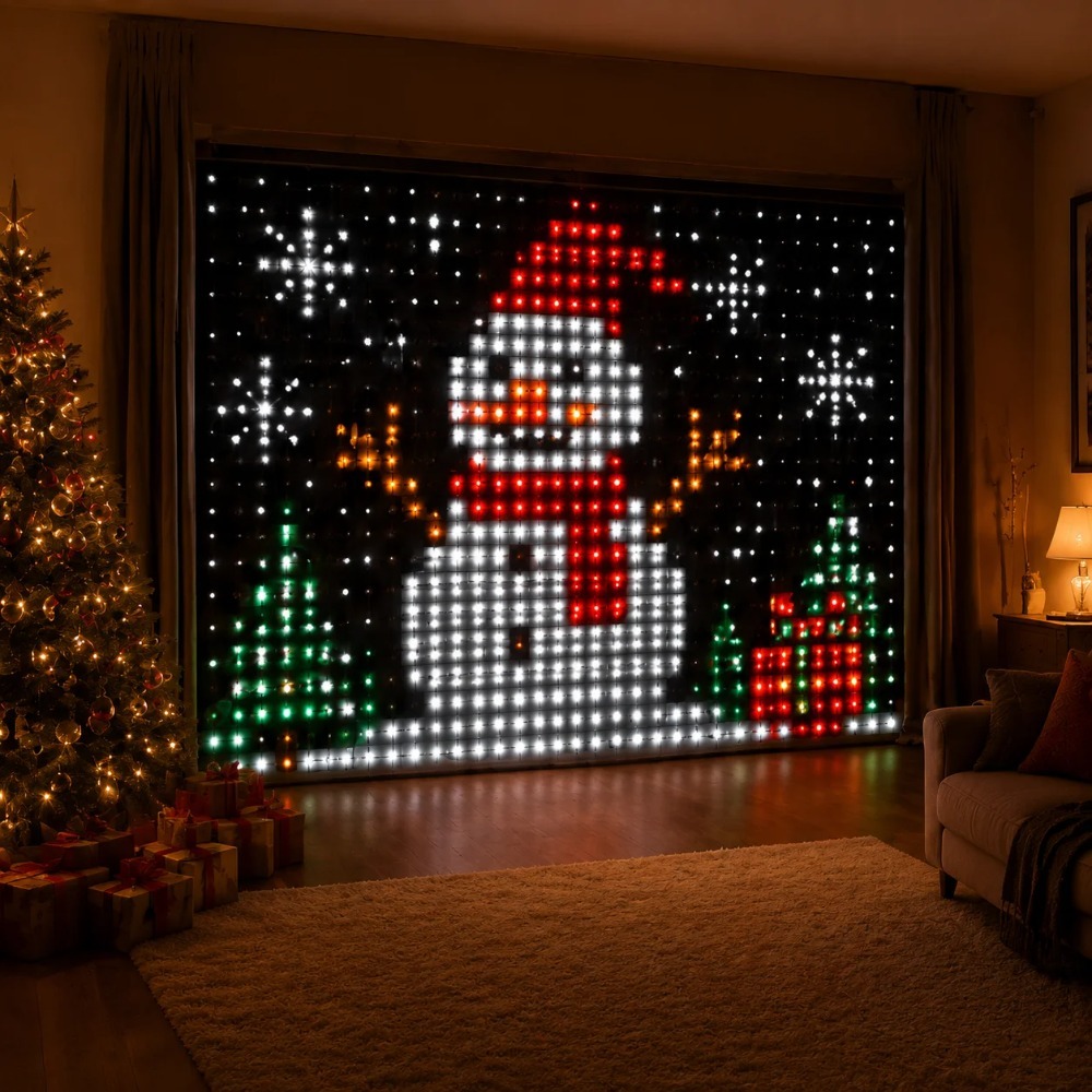 LED Pixel Curtain Lights Bluet - Smart Home Lighting Control recension och pris
