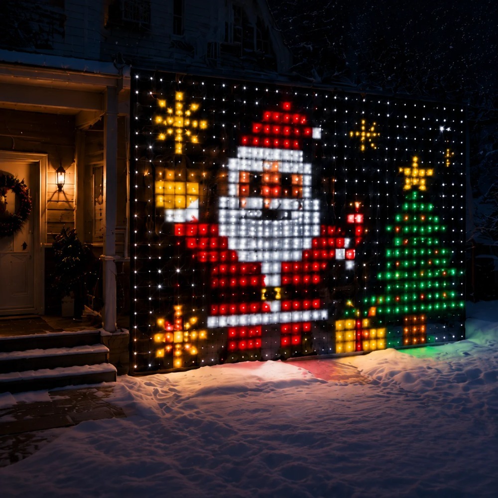 LED Pixel Curtain Lights Bluet - Smart Home Lighting Control recension och pris