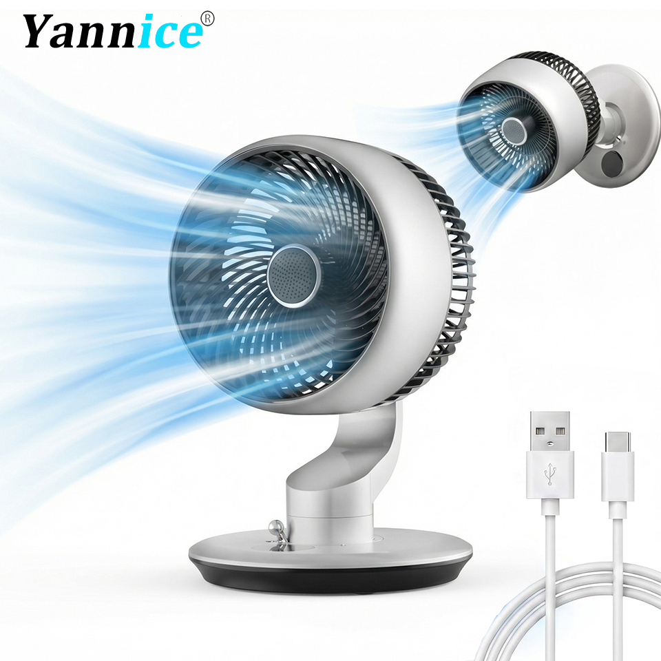 7800mAh USB Desk Fan 5 Speed A - Smart Home Office recension och pris