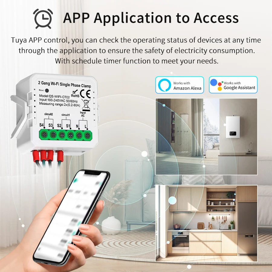 Tuya Smart WiFi Solar Power En - Smart Energy Monitor recension och pris