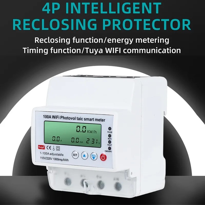 4P 1-100A WiFi Photovoltaic Sm - Smart Energy Monitor recension och pris