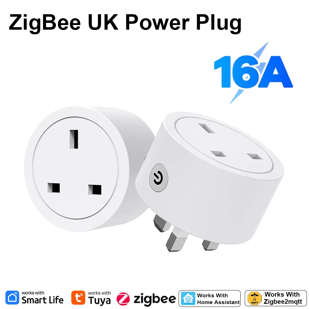 Zigbee Smart Plug 16A UK Socke - Smart Energy Monitor recension och pris
