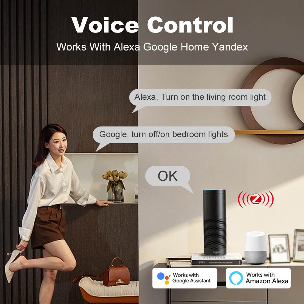 Smart Life ZigBee Push Button  - Smart Home Lighting Control recension och pris