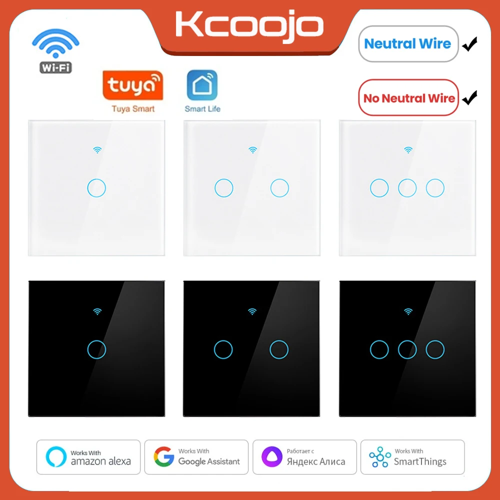 Tuya Wifi EU Smart Switches 1/ - Smart Home Ai recension och pris