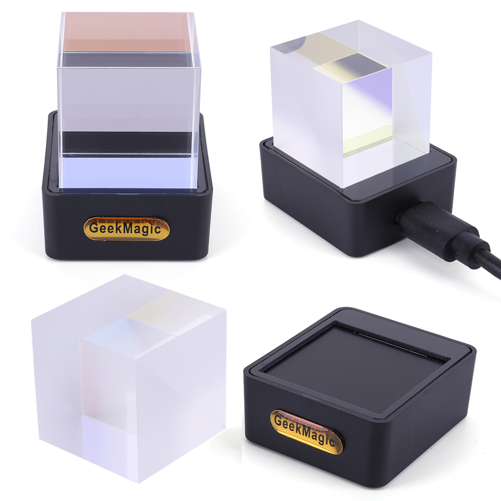 Crystal Cube Photo Display Hol - Smart Home Office recension och pris