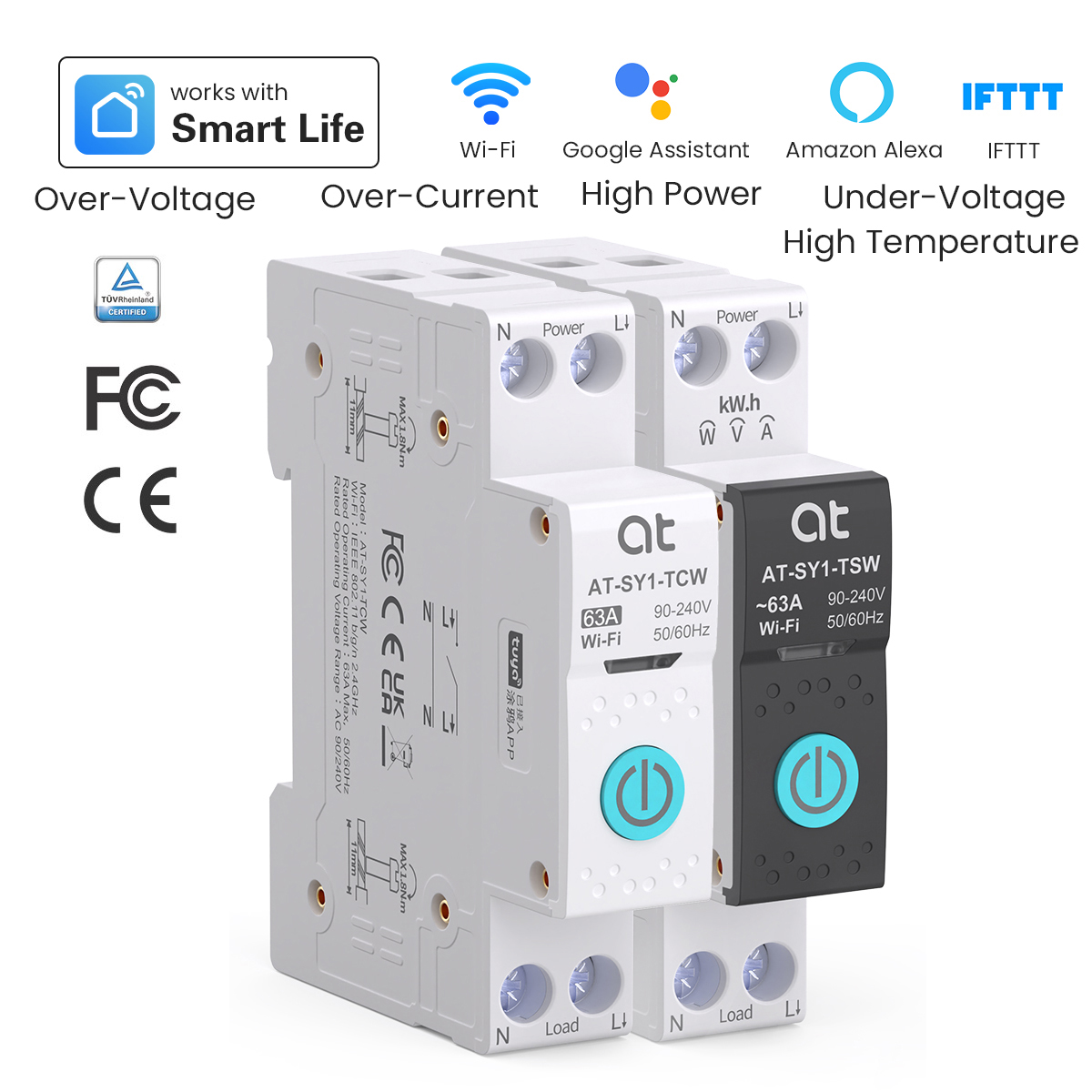 Tuya WiFi Circuit Breaker Smar - Smart Energy Monitor recension och pris