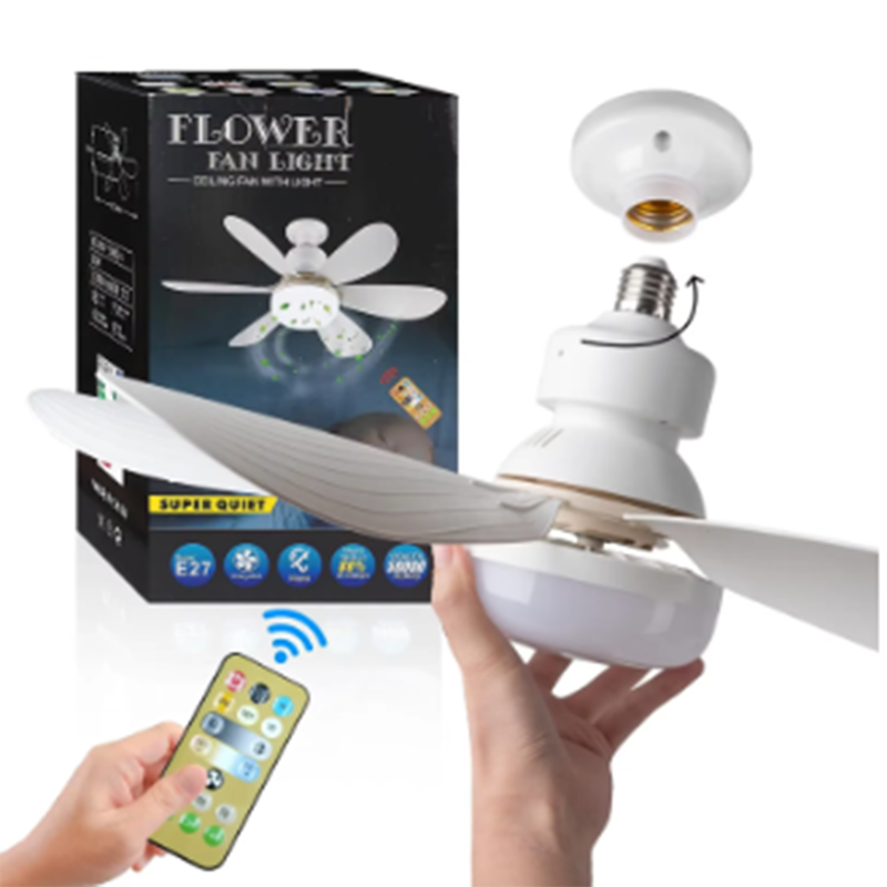 2026 Home E27 LED Ceiling Fan  - Smart Home Ventilation recension och pris