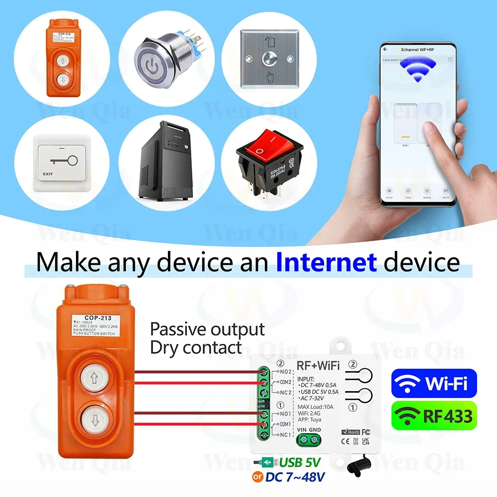 2CH Smart Light Switch Tuya,Wi - Smart Home Ventilation recension och pris
