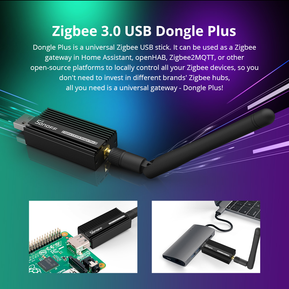 SONOFF Zigbee 3.0 USB Dongle P - Smart Home Gira recension och pris