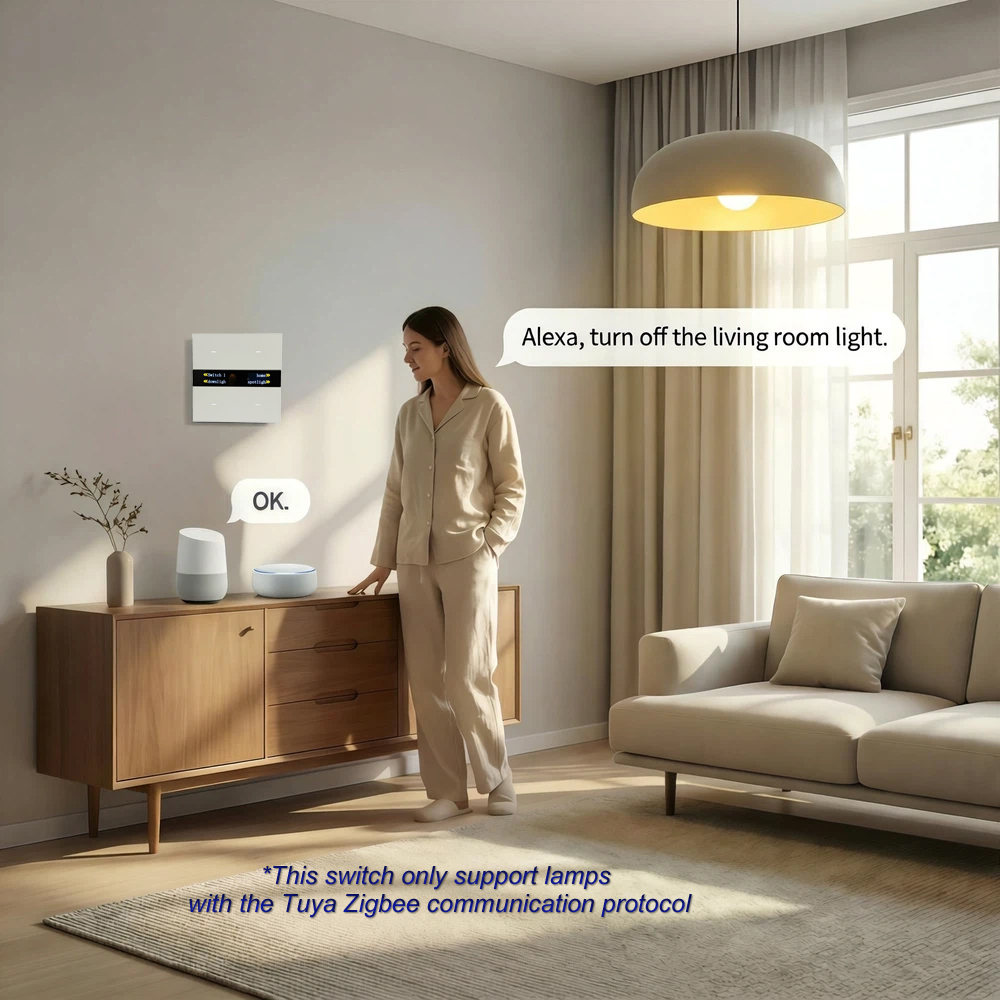 M8 Pro Zigbee Smart Switch Pan - Smart Home Lighting Control recension och pris