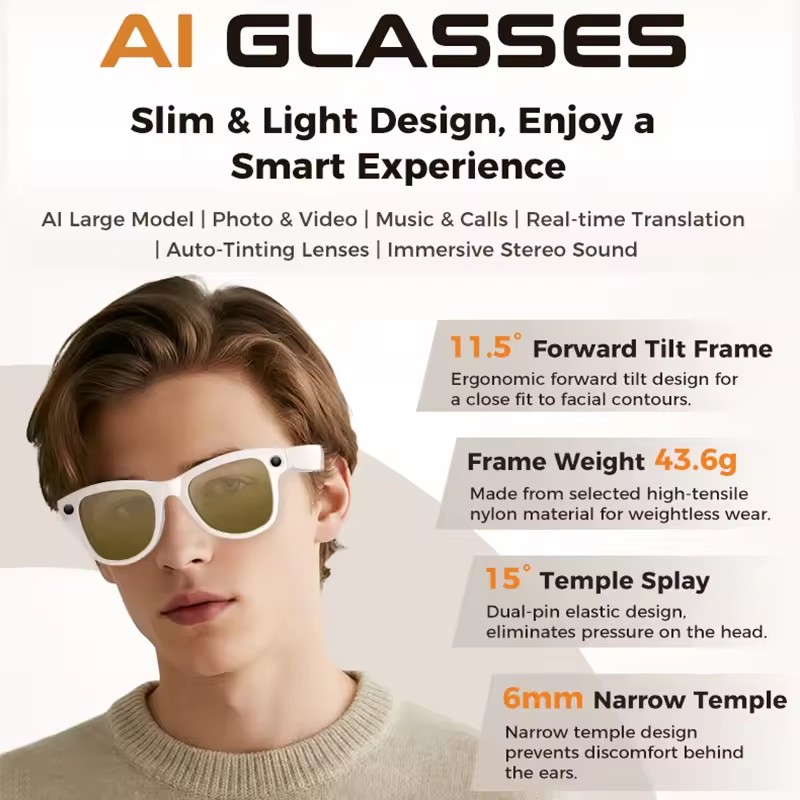 New 800W 4k HD Camera Smart Gl - Smart Home Ai recension och pris