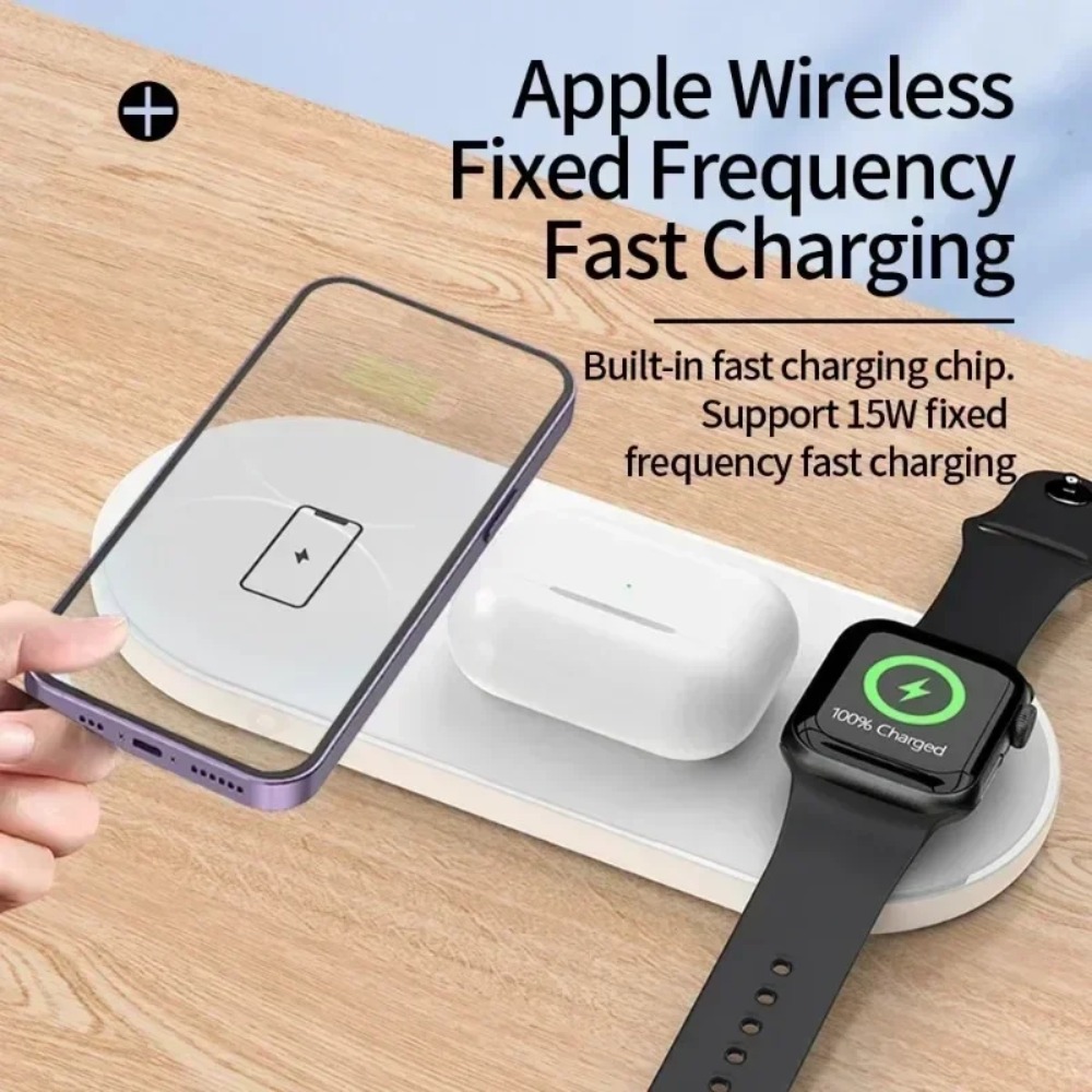 3-in-1 Wireless Charging Pad F - Smart Home Office recension och pris