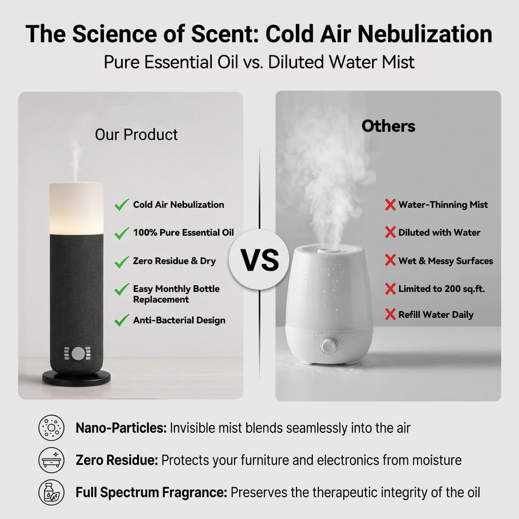 NAMSTE 120ML Tower Scent Diffu - Smart Home Fragrance Diffuser recension och pris
