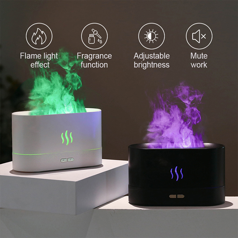 USB Desktop Flame Aroma Diffus - Smart Home Fragrance Diffuser recension och pris