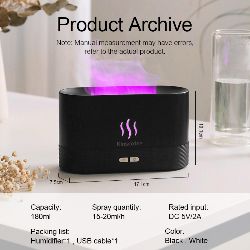 USB Desktop Flame Aroma Diffus - Smart Home Fragrance Diffuser recension och pris