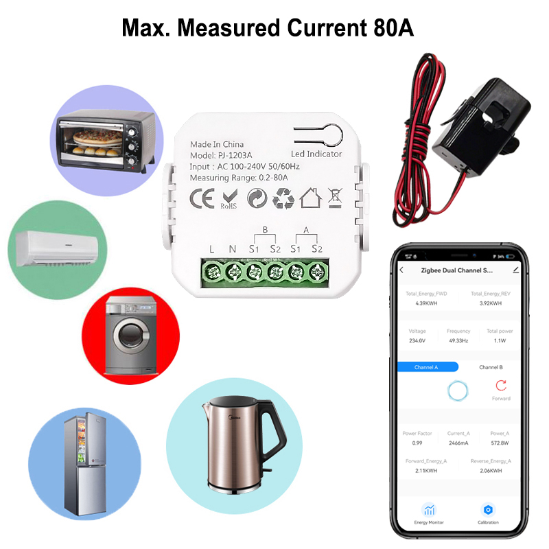 Smart ZigBee Energy Meter Bidi - Smart Energy Monitor recension och pris