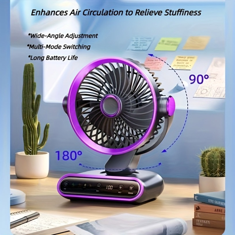 Smart Desktop Circulation Fan  - Smart Home Ventilation recension och pris