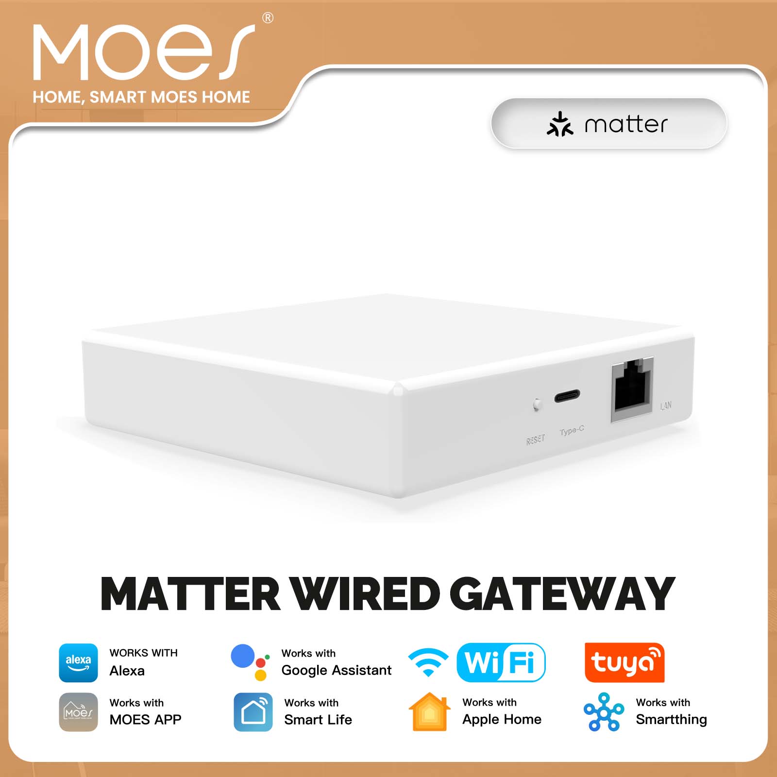 MOES Tuya ZigBee Matter Thread - Smart Home Gira recension och pris