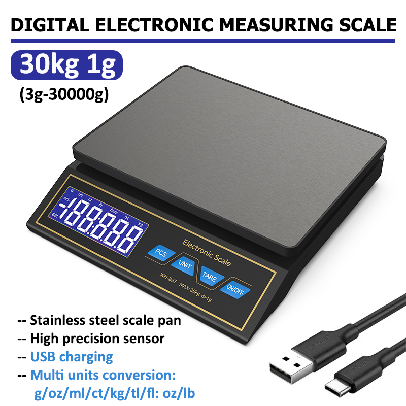 LCD Digital Kitchen Scale 30kg - Smart Home Utensils recension och pris