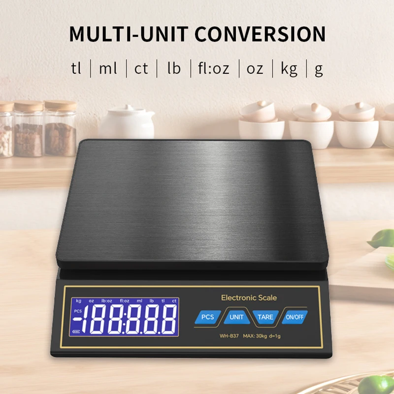LCD Digital Kitchen Scale 30kg - Smart Home Utensils recension och pris