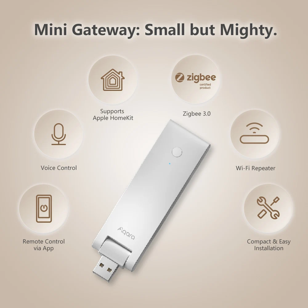 Original E1 Aqara Hub Gateway  - Smart Home Gira recension och pris