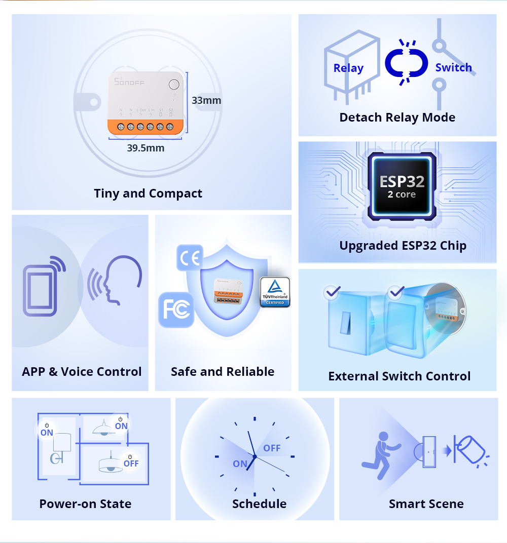 Sonoff Mini R4 Extreme Wifi Sm - Smart Home Bridge recension och pris